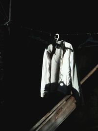 Clothes drying on clothesline