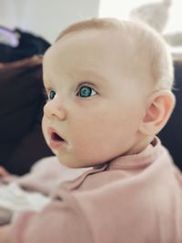 Portrait of cute baby girl