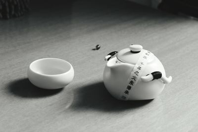 Close-up of food on table