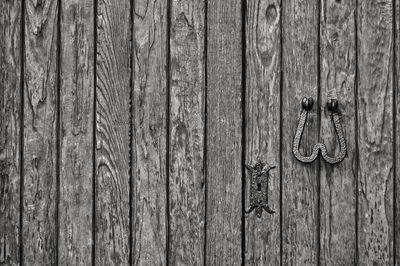 Full frame shot of wooden door