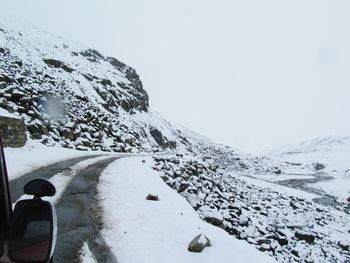 Snow covered landscape