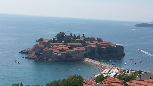 Town with buildings in background