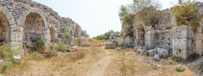 Old ruins against sky