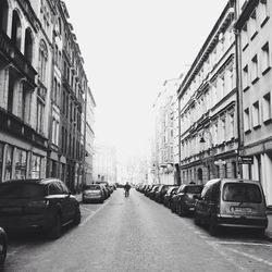 City street with buildings in background