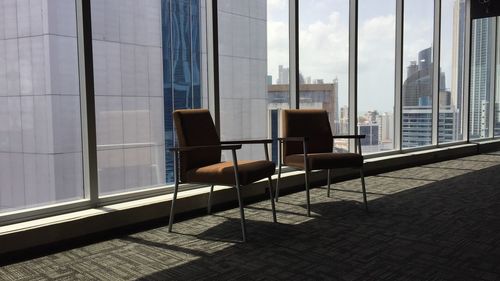 Interior of modern building