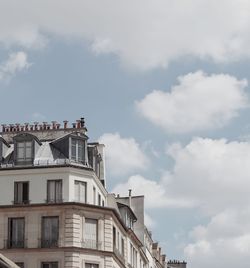 Low angle view of building against sky