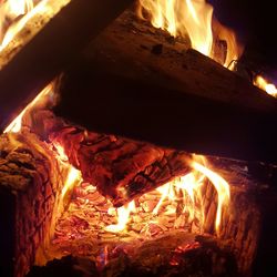 Bonfire at night