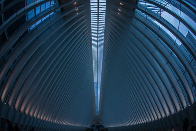 Low angle view of skylight