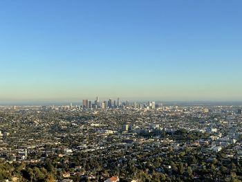Day view of los angeles from the observatory 