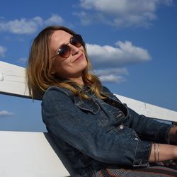 Portrait of young woman