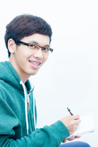 Portrait of a smiling young man