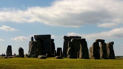 Panoramic view of castle against sky