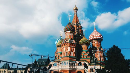 Low angle view of saint basil's cathedral