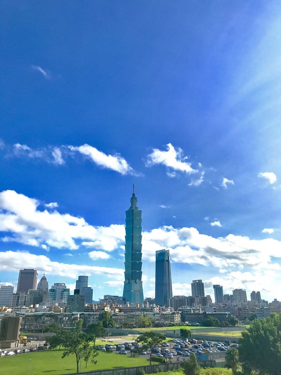 LOW ANGLE VIEW OF CITYSCAPE