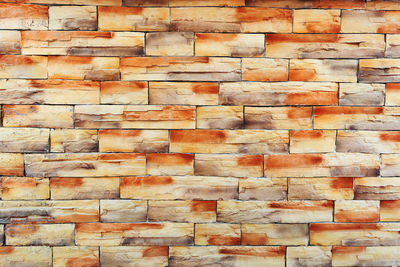 Full frame shot of stone wall
