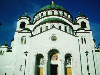 Low angle view of cathedral against sky