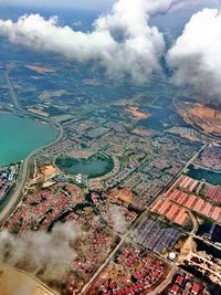 Aerial view of cityscape