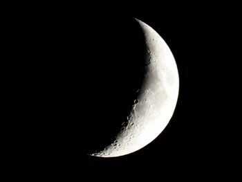 Close-up of moon against sky