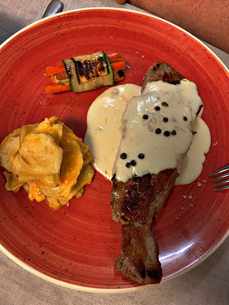 HIGH ANGLE VIEW OF FOOD SERVED ON TABLE