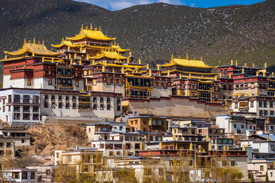 View of buildings in city