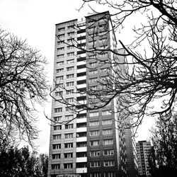 Low angle view of modern buildings