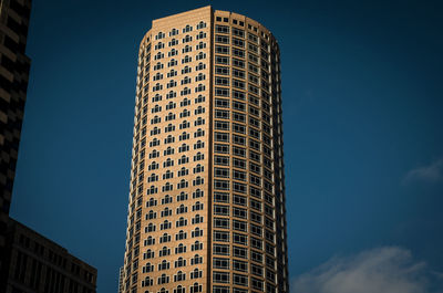 Low angle view of building against clear sky