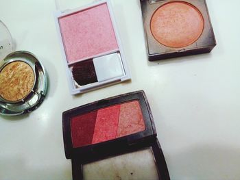 Close-up of box on table