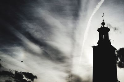 Low angle view of building against sky