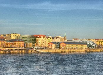 River with buildings in background