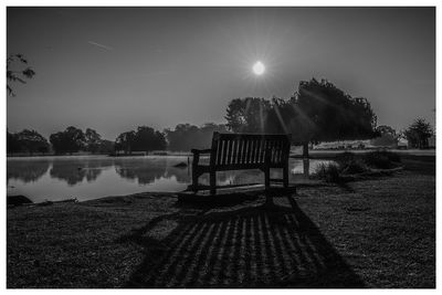 Scenic view of park against sky