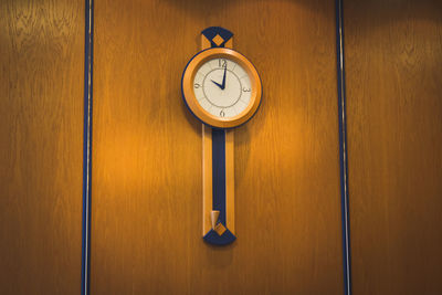 Close-up of clock