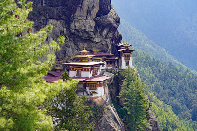 High angle view of a building