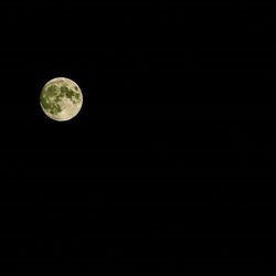 Low angle view of moon in sky