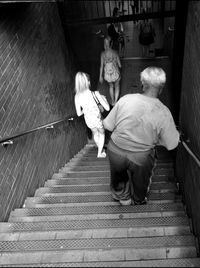 Low angle view of staircase