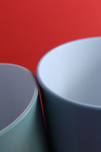 Close-up of coffee cup on table