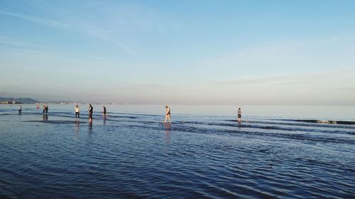 People on beach