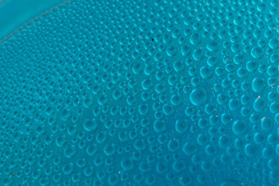 Full frame shot of bubbles in water