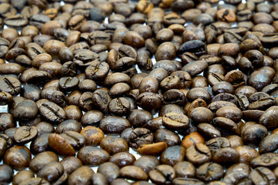 Full frame shot of coffee beans