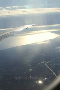 Aerial view of landscape against sky