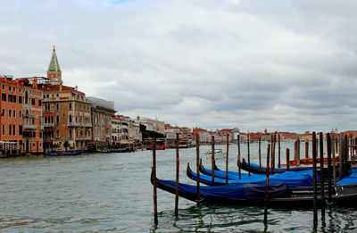 Boats in canal