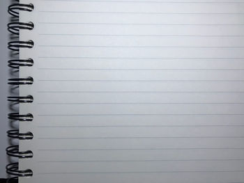 Close-up of lined paper