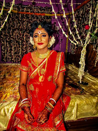 Portrait of a smiling young woman