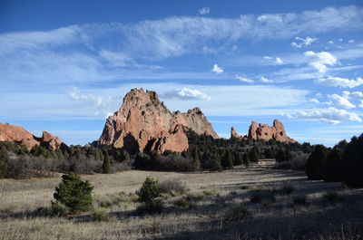 Panoramic view of landscape against sky