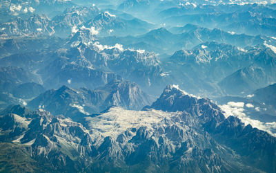 Fradusta glacier not far from belluno, and san martino di castrozza