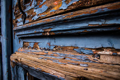 Full frame shot of old rusty metal