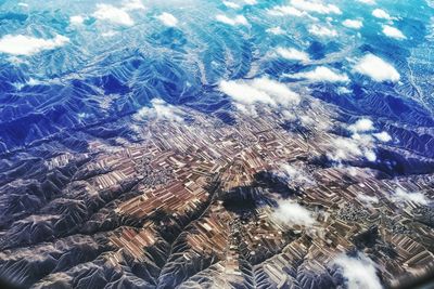 Aerial view of landscape