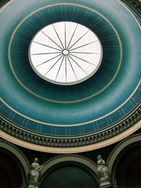 Low angle view of ceiling