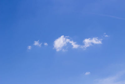 Low angle view of clouds in sky