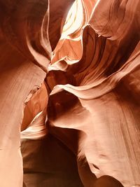 Rock formations in cave