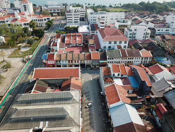 Aerial view street georgetown